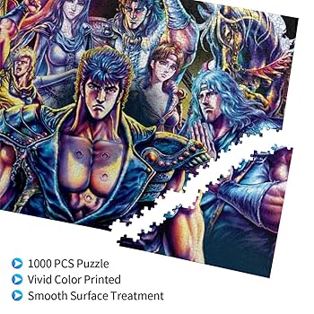 Amazon.co.jp: 北斗の拳 ジグソーパズル 1000ピースパズル 収納
